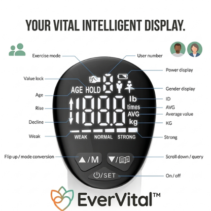 EverVital™ Precision Grip: Digital Longevity & Rehab Tracker