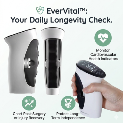 EverVital™ Precision Grip: Digital Longevity & Rehab Tracker